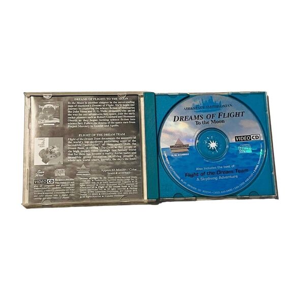 10/25🦋 Air & Space Dreams of Flight to the Moon/Flight of the Dream Team Vid CD - Picture 8 of 16